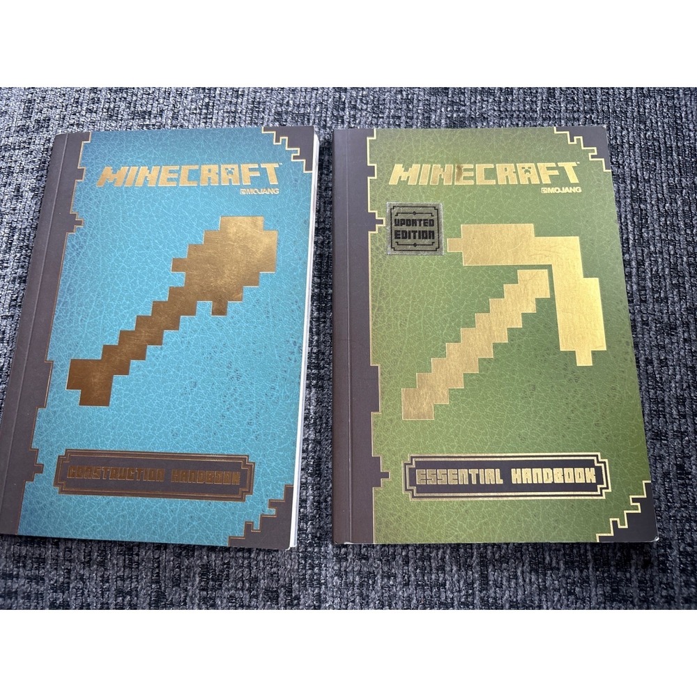 Minecraft Essential and Construction Handbook‎ Set Scholastic Mojang Hardcover